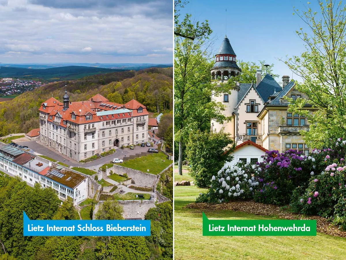 Lietz-Internate Schloss Bieberstein und Hohenwehrda in Hessen