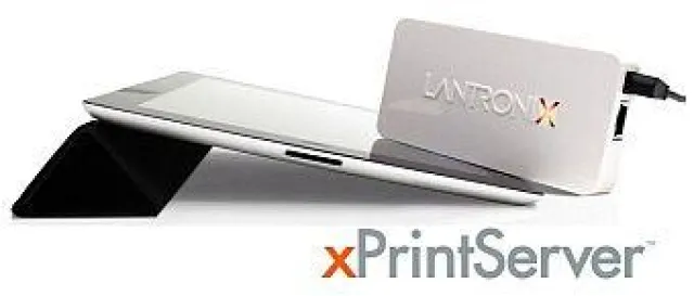 Bild: Allmos Electronic präsentiert Produktneuheit 2012: xPrint Server von Lantronix