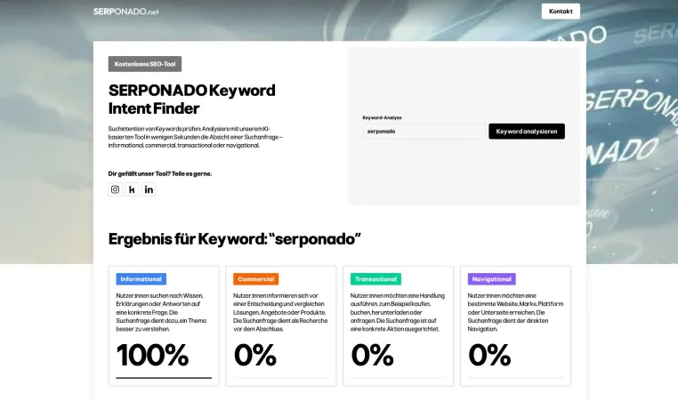 „SERPONADO“: W&S Digital entwickelt kostenlosen Keyword Intent Finder für den SEO-Contest 2026 Bild: „SERPONADO“: W&S Digital entwickelt kostenlosen Keyword Intent Finder für den SEO-Contest 2026