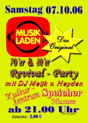 Bild: Der MUSIKLADEN ist am 07.10.2006 im Kulturzentrum Speicher in Husum