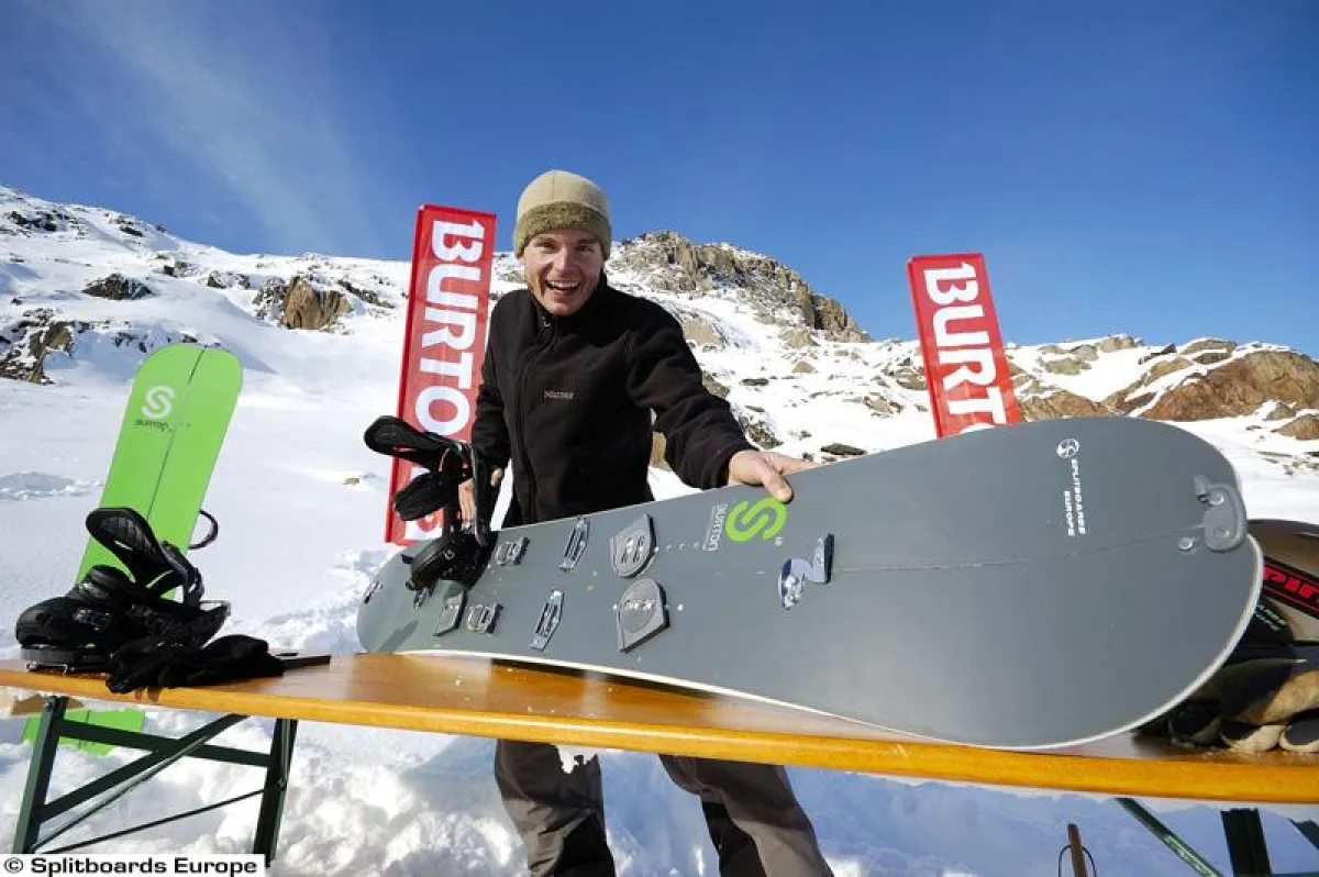 Tourengehen als Snowboarder - Mit einem Splitboard kein Problem