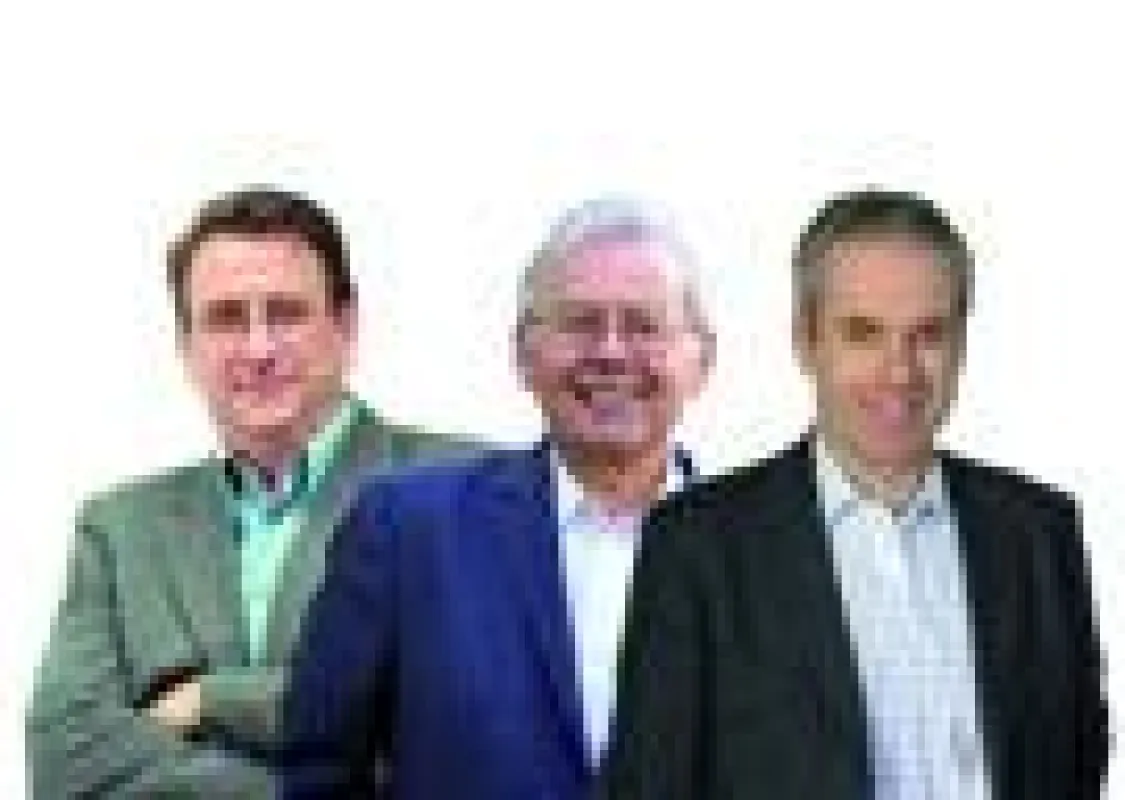 Die Macher des BarcelonaProject: Uwe Pagel, Hervé Delamarre und Peter Rennison (von links)