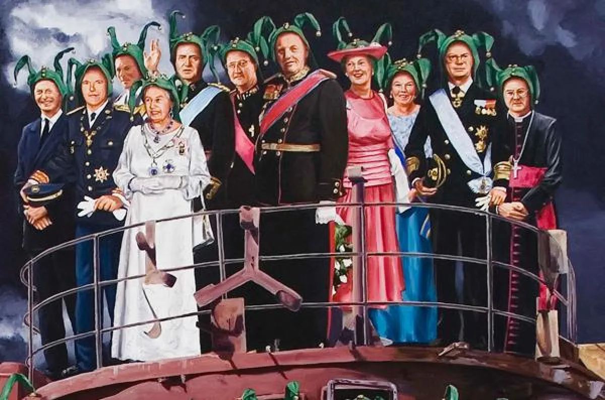 Detail Flotilla of Fools - Europe von Jeffrey Isaac