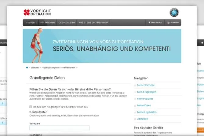 Bild: Portalerfolg VORSICHT!OPERATION