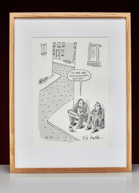 Handsignierte Cartoons von Til Mette kaufen und die Off Road Kids Stiftung unterstützen (© © Til Mette)