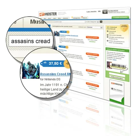 Bild: FACT-Finder gewinnt Hitmeister - Bessere Suchfunktion beschert Ebay- und Amazon-Konkurrent Umsatzwachstum