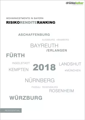 Risiko-Rendite-Ranking 2018 für Bayern der Dr. Lübke & Kelber GmbH: Bild: Risiko-Rendite-Ranking 2018 für Bayern der Dr. Lübke & Kelber GmbH: