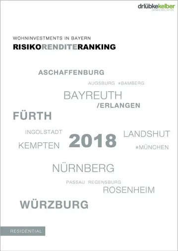 Risiko-Rendite-Ranking 2018 für Bayern der Dr. Lübke & Kelber GmbH: Bild: Risiko-Rendite-Ranking 2018 für Bayern der Dr. Lübke & Kelber GmbH: