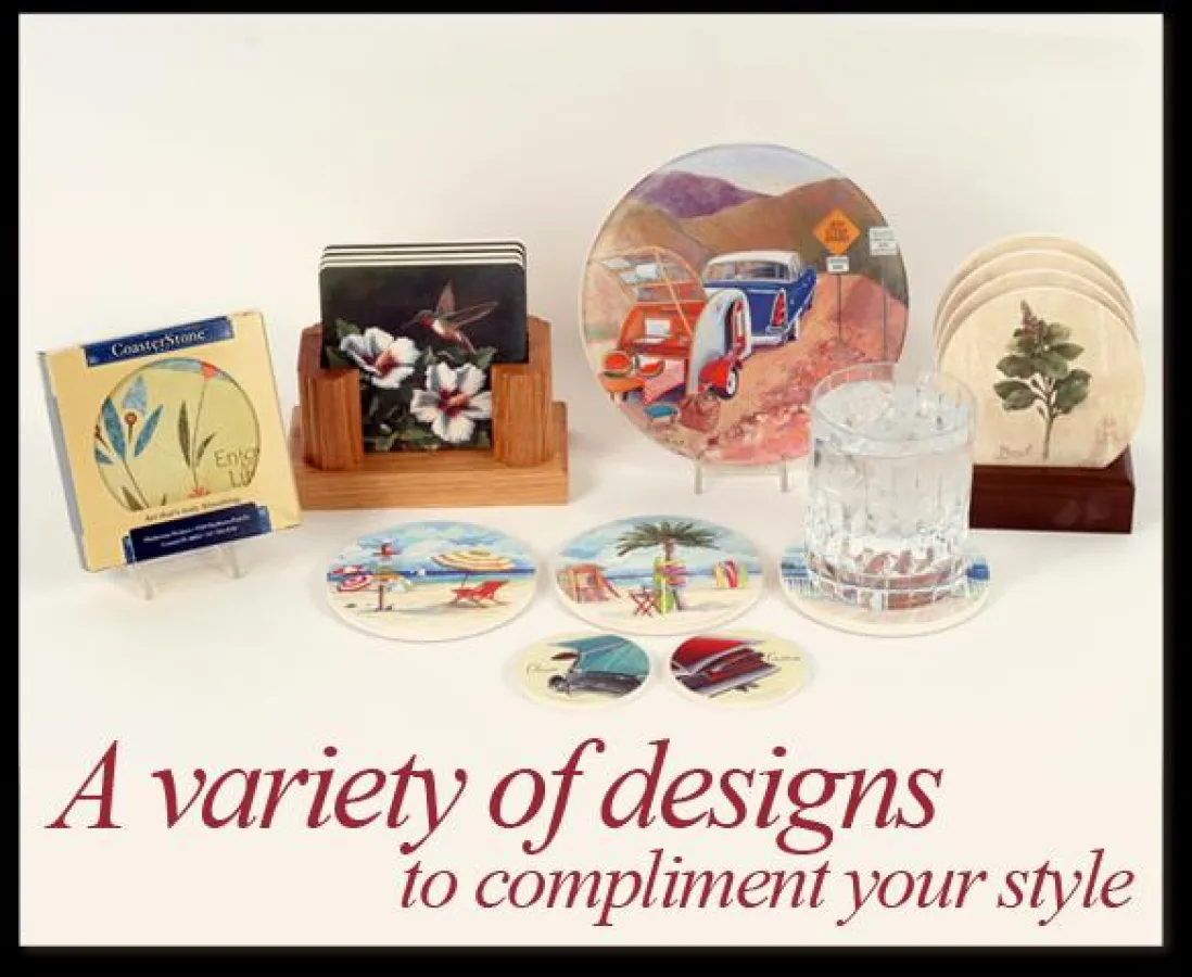 Getränkeuntersetzer absorbieren Feuchtigkeit