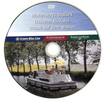 Bild: DVD "Urlaub auf dem Wasser" kostenlos bei Hausbootvermieter Crown Blue Line
