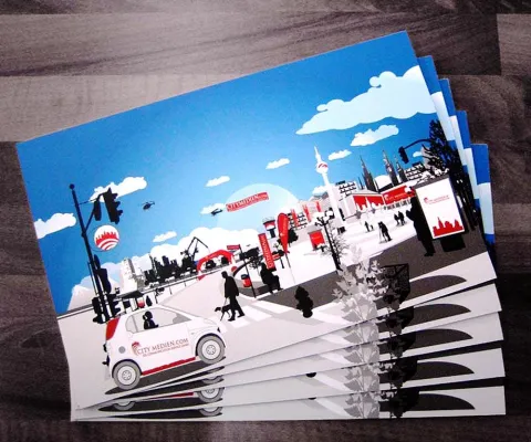 Bild: Werbeschilder - City Medien setzt neue Maßstäbe