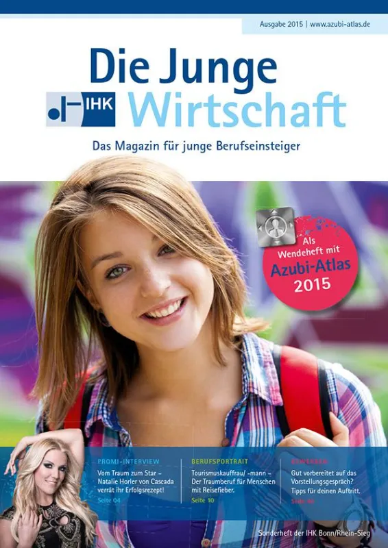 Die Junge Wirtschaft 2015 mit ca. 3.000 Kontakten zu Ausbildungsbetrieben der Region Bonn/Rhein-Sieg