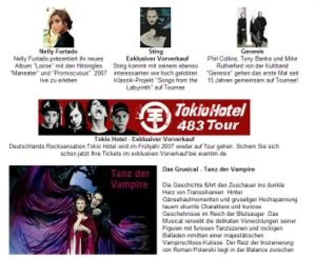 Veranstaltungen auf kpweb.de