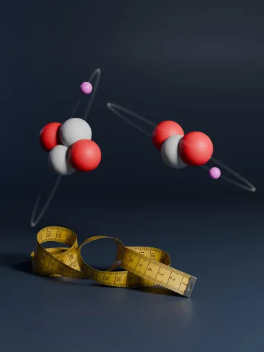 Bild: Ladungsradius von Helium-3 mit bislang unerreichter Präzision gemessen