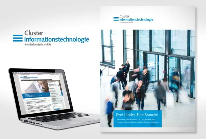 Bild: Weiterentwicklung des Clusters IT Mitteldeutschland e.V. wird durch neues Design vermittelt