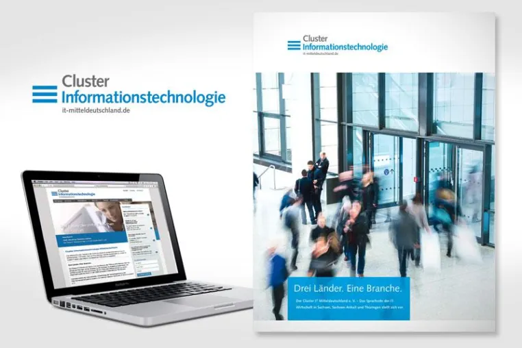 Bild: Weiterentwicklung des Clusters IT Mitteldeutschland e.V. wird durch neues Design vermittelt