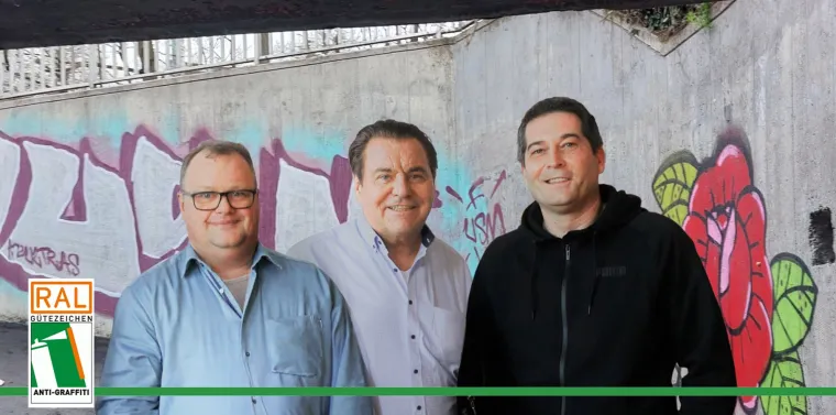 Bild: Vorstand der RAL Gütegemeinschaft Anti-Graffiti e.V. wiedergewählt