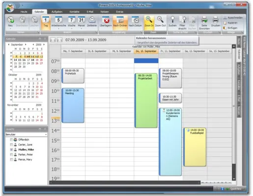 Pimero 2010 R1: Outlook-Alternative für Teams und Gruppen jetzt mit Serienmailer Bild: Pimero 2010 R1: Outlook-Alternative für Teams und Gruppen jetzt mit Serienmailer