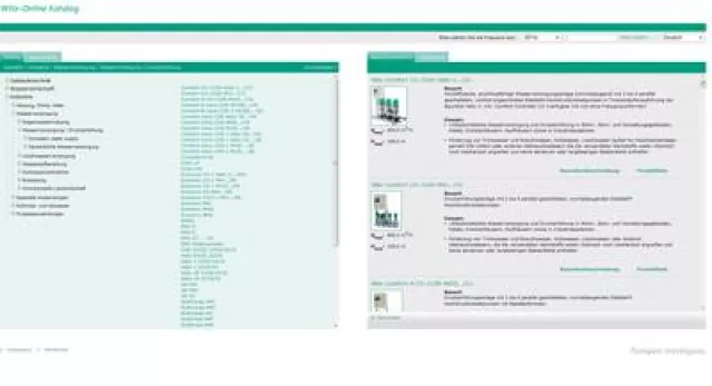 Bild: Neues V4.0-Release der Online-Produktkatalog-Engine infuniq®web bei der WILO SE erstmals im Einsatz.