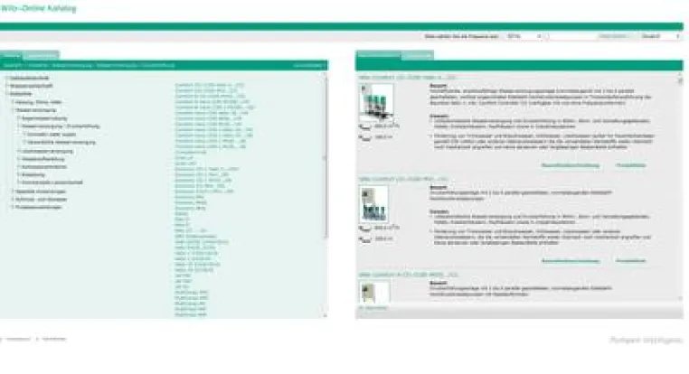 Bild: Neues V4.0-Release der Online-Produktkatalog-Engine infuniq®web bei der WILO SE erstmals im Einsatz.