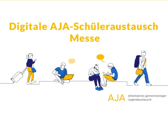 Digitale AJA-Schüleraustauschmessen – Das sind die Termine im zweiten Halbjahr 2023 Bild: Digitale AJA-Schüleraustauschmessen – Das sind die Termine im zweiten Halbjahr 2023