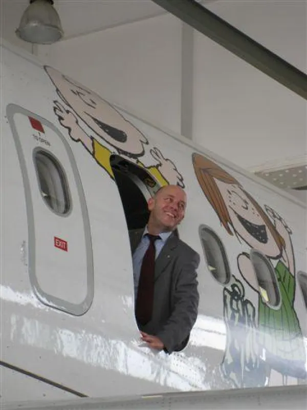 Condor spenden den Erlös an Luftfahrt ohne Grenzen - Condor Geschäftsführer Uwe Balser