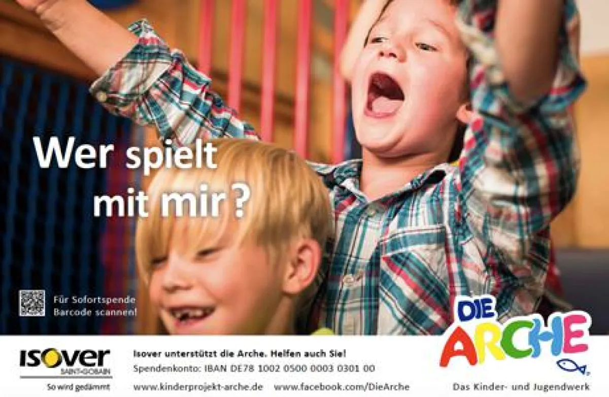 ISOVER unterstützt bundesweite Plakatkampagne der ARCHE