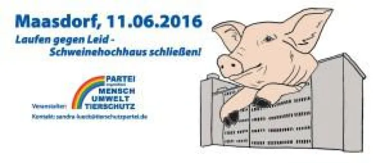 Bild: Laufen gegen Tierleid