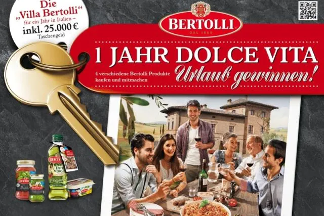 Bild: Ein Jahr DOLCE VITA: Bertolli startet große Promotionaktion