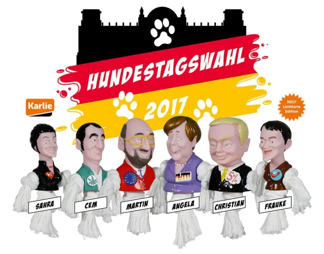 Die "Hundestagsversammlung" - das etwas andere Hundespielzeug Bild: Die "Hundestagsversammlung" - das etwas andere Hundespielzeug