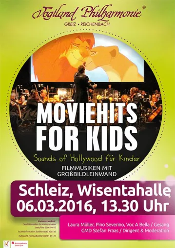 'Sounds of Hollywood' für Kinder in Schleiz Bild: 'Sounds of Hollywood' für Kinder in Schleiz