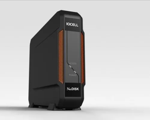 Bild: The New Fast - Die NetDISK 351UNE von IOCELL ist die schnellste Speicherlösung für Heimnetzwerke