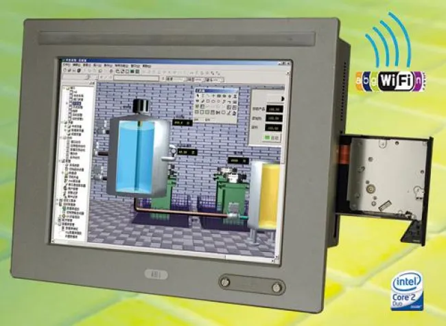 Panel-PC mit MIMO-WLAN Bild: Panel-PC mit MIMO-WLAN