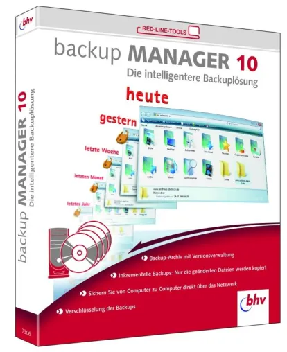 Bild: Zu jeder Zeit Sicherheit für alle Daten - Backupmanager 10
