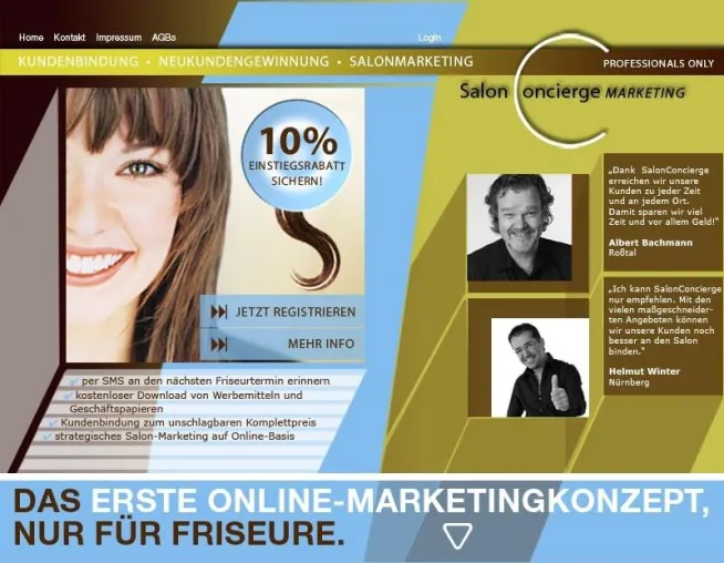Bild: SalonConcierge, Deutschlands erster „Marketing Salon“ nur für Friseure