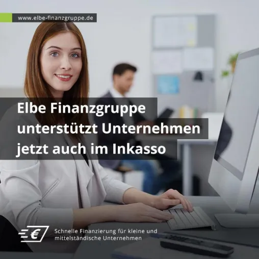 Bild: Elbe Finanzgruppe unterstützt Unternehmen jetzt auch im Inkasso