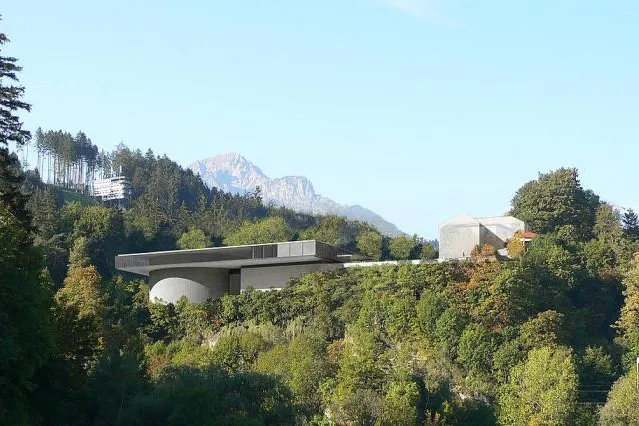 Bild: Gegründet auf Fels - goeCell dämmt Museum Bergisel