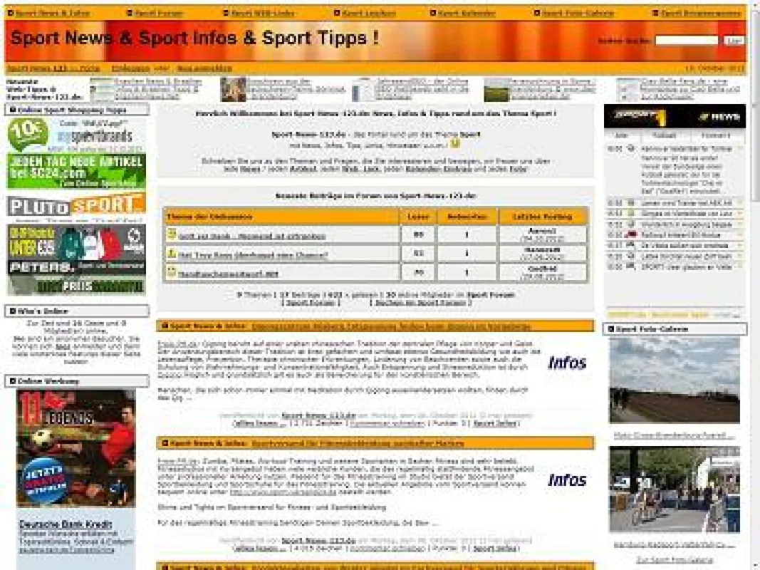 Sport-News-123.de Screenshot