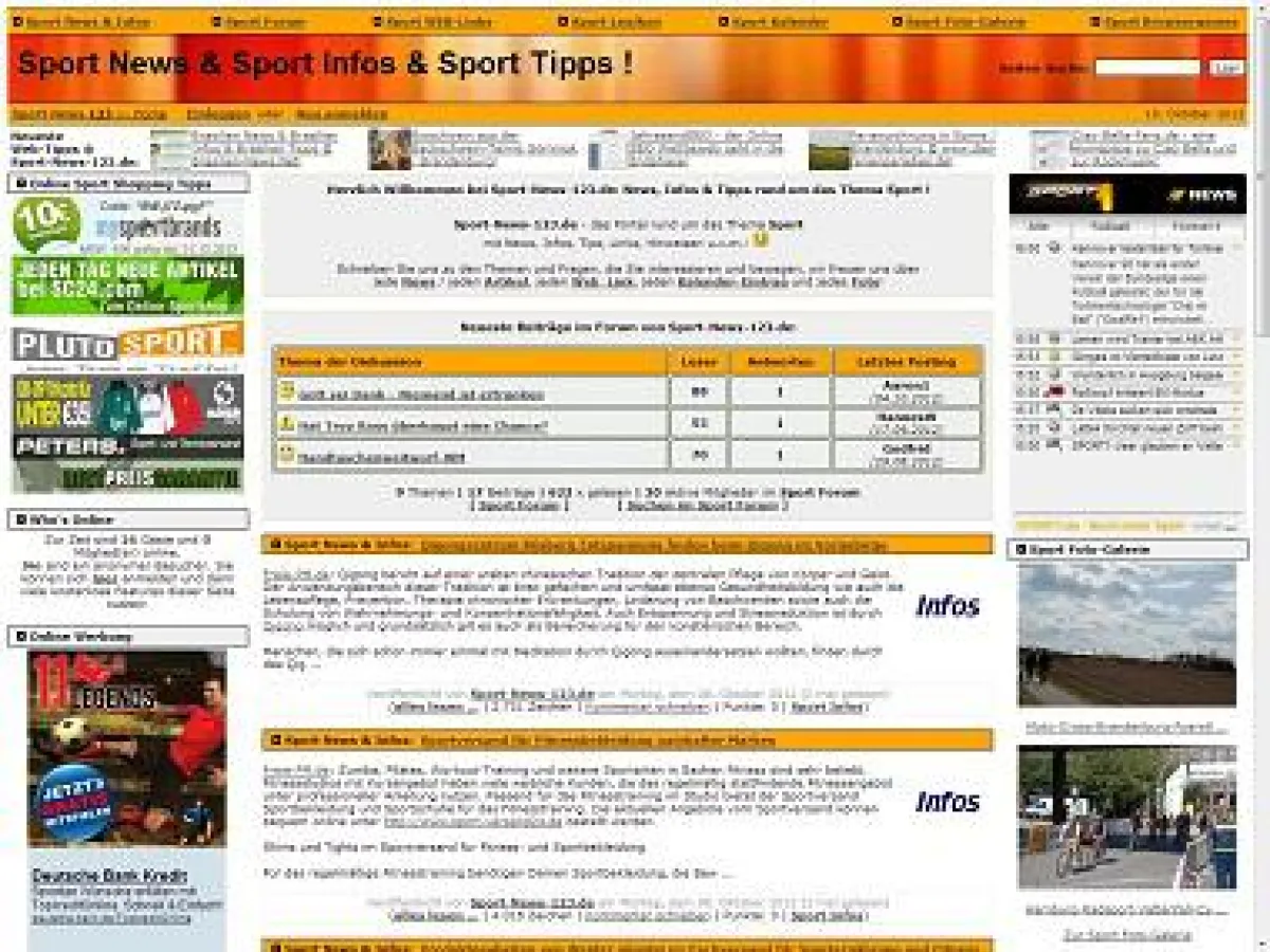 Sport-News-123.de Screenshot