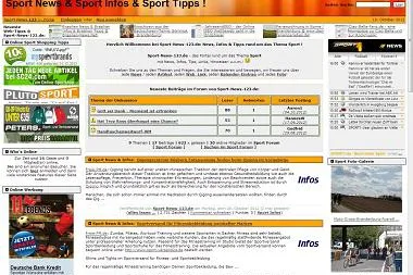 Bild: Sport-News-123.de jetzt auch mit Sport Browsergames