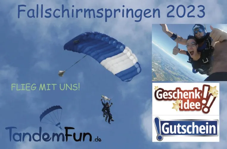 Tauchen Sie ein in die Welt des Fallschirmsports mit Fallschirmspringen TandemFun Bild: Tauchen Sie ein in die Welt des Fallschirmsports mit Fallschirmspringen TandemFun