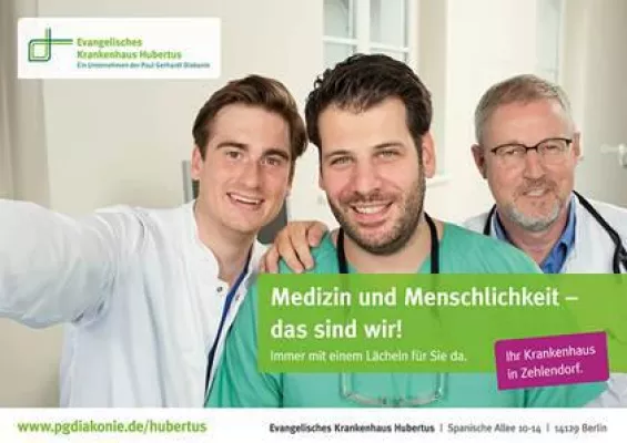 Bild: Ev. Krankenhaus Hubertus startet Imagekampagne