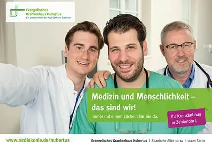Ev. Krankenhaus Hubertus startet Imagekampagne Bild: Ev. Krankenhaus Hubertus startet Imagekampagne