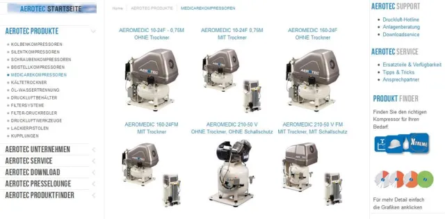 Bild: AEROMEDIC Kompressorserie - Druckluft für den medizinischen Einsatz