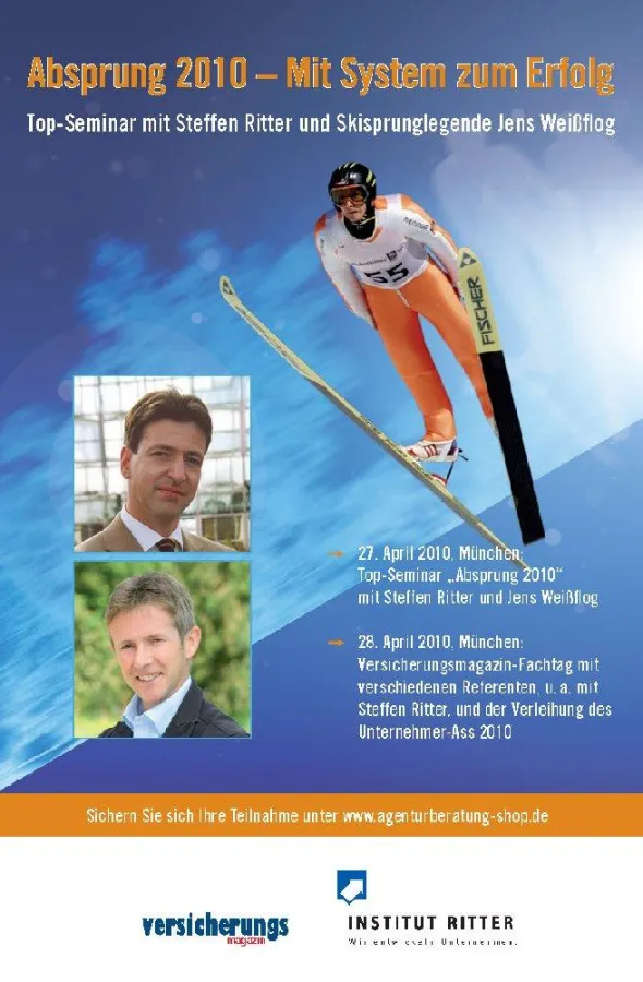 Steffen Ritter und Jens Weißflog