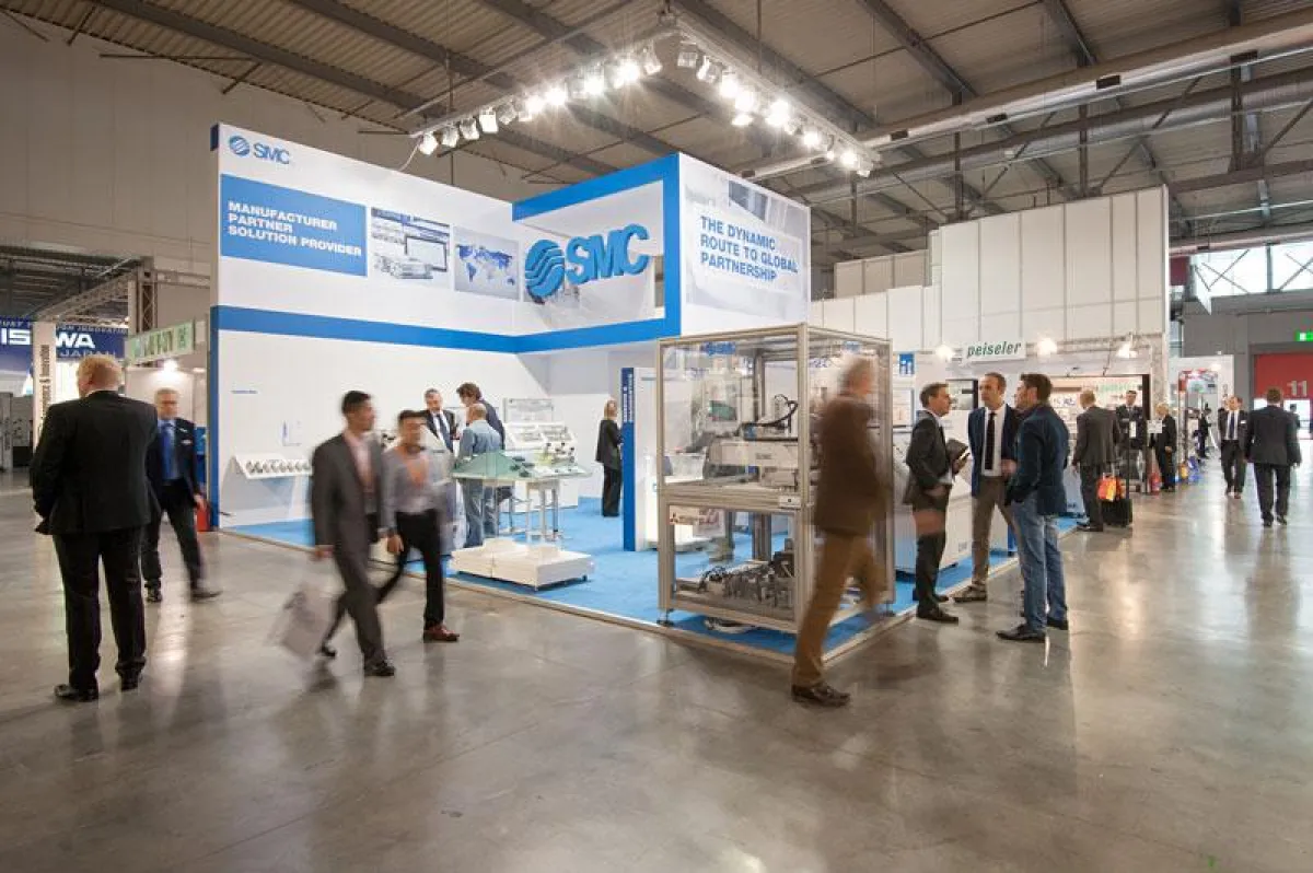SMC Pneumatik auf der EMO 2015 (Foto: DIMAH)