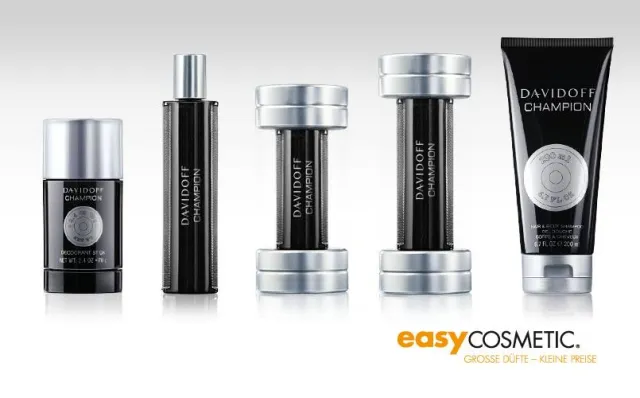 Bild: Davidoff Champion – der neue Duft in Hantelform
