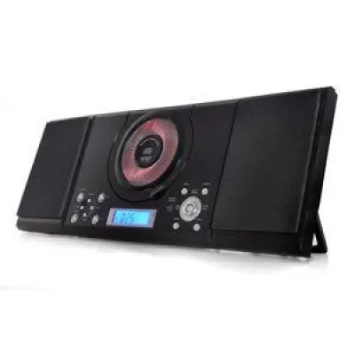 Bild: Die moderne Stereoanlage Denver MC-5000 im Piano-look kann sich sehen lassen.