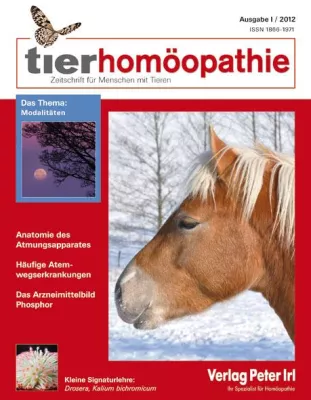 Bild: tierhomöopathie - Zeitschrift für Menschen mit Tieren: Ausgabe I 2012 soeben erschienen
