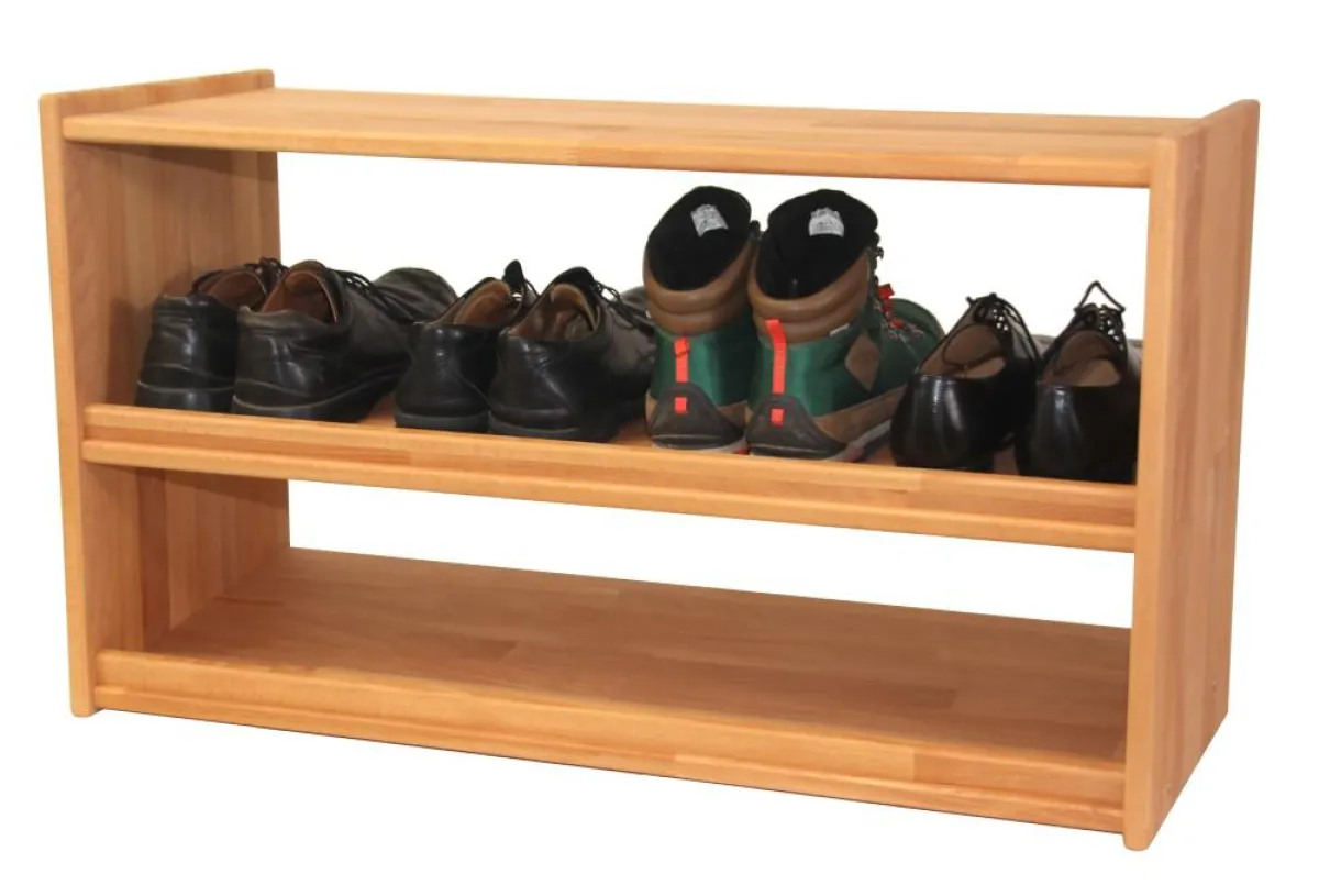 Schuhschrank mit Sitzbank von Echtholzprofi